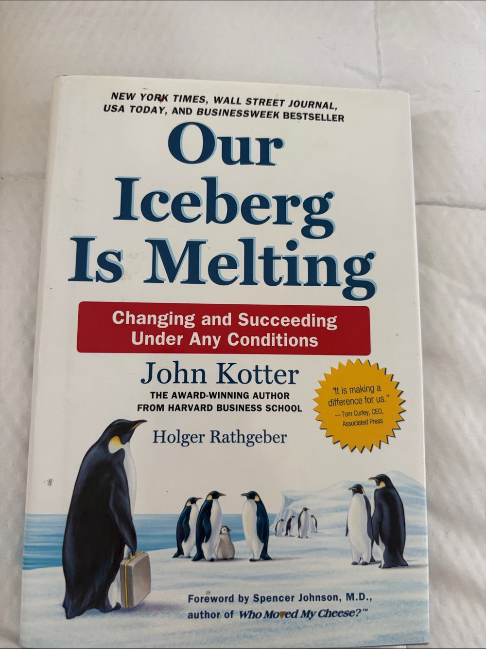 "Our Iceberg Is Melting" - White Cover